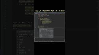 Use Of Progressbar In Tkinter Python - Quick Steps #pythonprogramming #pythonforbeginners #coding