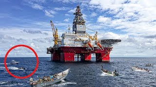 Pirates ATTACK World's BIGGEST Offshore Oil Rig and Then THIS Happened...