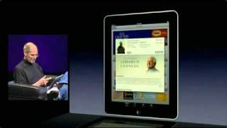 Apple iPad Steve Jobs iBooks demo