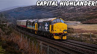 Chasing the Capital highlander railtour through the Scottish highlands!