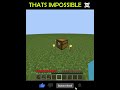 Wait WHAT! | #minecraftimpossible #rare #minecraftmemes #subscribe