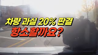 19442회. 과실을 인정할 수 없어 자전거 운전자를 상대로 소송을 걸었는데, 과실 20%라고 합니다. 항소해야 할까요