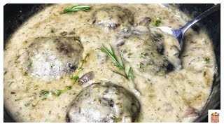 Vegan Thanksgiving: Creamy Parmesan Herb 'Chicken' | The Mushroom Den