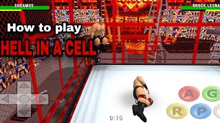 How to play hell in a cell match in wrestling revolution 3d wwe mod 2k21