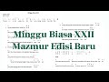 Mazmur Tanggapan (Mzm 15~Reff 107) dan Alleluya (956) MINGGU BIASA 22 Tahun B || Edisi Baru