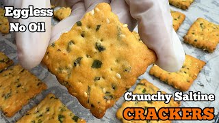 Homemade Crunchy Saltine Crackers Recipe ! Step-by-Step Tutorial ! Delicious Bis
