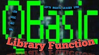 QBASIC Programming Library Function
