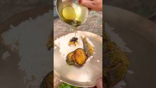 ইলিশের লেজা বেগুন ভাজা সাথে নুকা ভাজা #ilishernukavaja #begunvaja #archa_cooking #cookingshorts