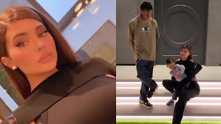 Kylie Jenner & Travis Scott Spark Romance Rumour as Baby Stormi Give Them a Hard Time For a Pic.