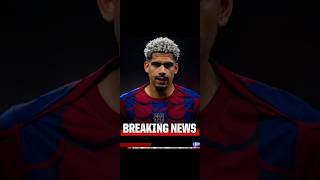 ബാഴ്സയുടെ റൊണാൾഡ് അറോഹോക്ക് പരിക്ക്|ronald araujo injury #barcelona #ytshorts #footballnews