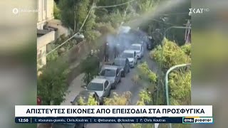 Απίστευτες εικόνες από τα επεισόδια που μετέτρεψαν σε πεδίο μάχης τα Προσφυγικά στην Αθήνα