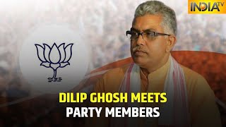 Bengal BJP Chief Dilip Ghosh Meets Party's Core Committee Members