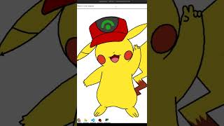 A code to draw Pikachu using the Turtle programming in Python