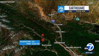 4.1 magnitude earthquake strikes Lytle Creek area, USGS says