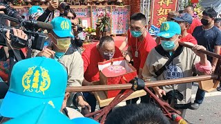 新塭嘉應廟南巡北狩圓科平安遶境~早上過境青龍壇 蘇家岳府元帥行台精彩盛況