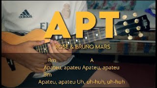 APT - Rose & Bruno Mars // UKULELE TUTORIAL