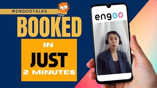 BOOKED IN 2 MINUTES | ENGOO  ACTUAL CLASS | FREE CONVERSATION |Teacher Ana Lou