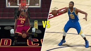 CAN KEVIN DURANT BEAT LEBRON JAMES IN A 1V1? NBA 2K17 GAMEPLAY!