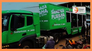 Safaricom 'sambaza furaha caravan' tours Homa Bay County