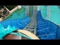 Atlantis Adventure Roller Coaster Front Seat POV Lotte World South Korea