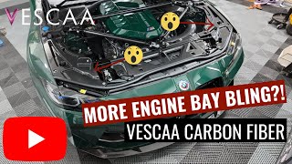 Vescaa Carbon Fiber Engine Bay Panels | BMW G80 M3