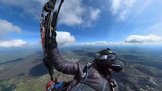 Ballade en parapente et vol en compagnie d'un planeur