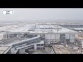 construction d un bâtiment de jonction aéroport paris orly 94 time lapse