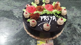 #Shorts/Priya/Birthday Cake/Chocolate Cake/@omcakehouse