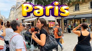 Paris France 🇫🇷 - Day of the week 2023 a relaxing walk in Paris - 4K HDR Walking tour