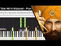 ♫ Teri Mitti (Kesari) || (Easy to Advanced) Piano Tutorial + Music Sheet + MIDI with Lyrics