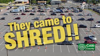 Hundreds Pack KCB Shredding Event! - May 1, 2021