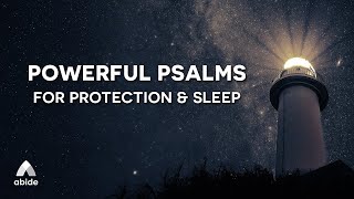 Powerful Psalm Prayer Meditation for Protection [WITH RAIN SOUNDS for Sleep]