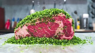 How I Make Perfect DRY-AGED Steaks with chives for 35 days and I Get the AMAZING Ribeye!!!