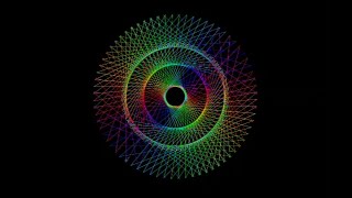 Creative RGB pattern using python script | Python Program for circle pattern