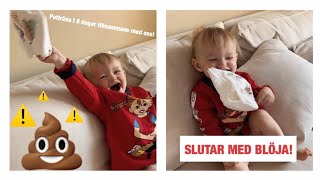 SLUTAR MED BLÖJA! - potträna med oss