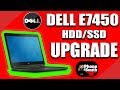 How To Remove Hard Drive and Upgrade on most Dell Laptop Ultrabook Dell E7450