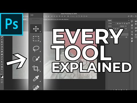 What are some tools used in Photoshop?