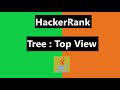 Tree : Top View Hackerrank Solution - java 8| Hackerrank Data Structure | Tree