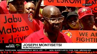 NUM threatens to cut off electricity countrywide