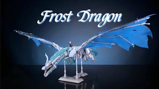 Speed Build Game of Thrones Frost Dragon Viserion Building Blocks Unofficial LEGO Dragon