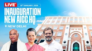 LIVE : Inauguration of Indira Bhawan, the new AICC HQ | Delhi.