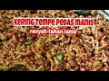 resep kering tempe pedas manis || orek tempe legendaris