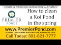 Spring Pond Cleaning For Backyard Ponds