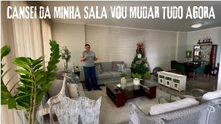 COMO MUDAR SUA SALA SEM COMPRAR NADA - REORGANIZANDO A SALA DE VISITAS.