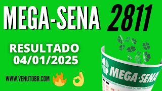 🍀 Resultado Mega-Sena 2811, resultado da mega-sena de hoje concurso 04/01