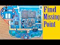 How to track find damaged missing points lines in mobile phone board pcb with multimeter Tutorial#33