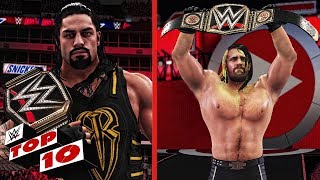 Top 10 Greatest Title Wins At Wrestlemania ( WWE 2K18 )