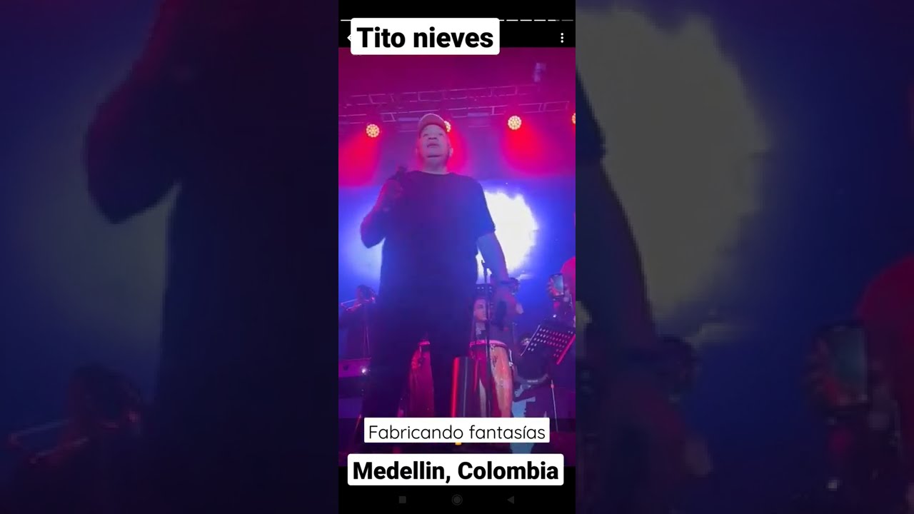 Tito Nieves - Fabricando Fantasias (en Vivo, Medellin) - YouTube