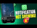 Fix WhatsApp Notification Not Showing on Home Screen | Solve WhatsApp Notification Issue