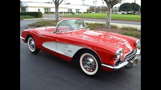 SOLD 1960 Chevrolet Corvette Convertible Roman Red for sale by Corvette Mike